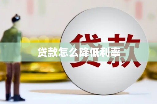 秦安贷款怎么降低利率