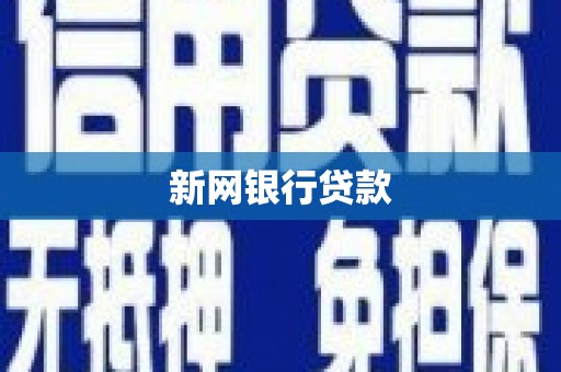 秦安新网银行贷款