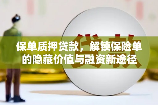秦安保单质押贷款，解锁保险单的隐藏价值与融资新途径