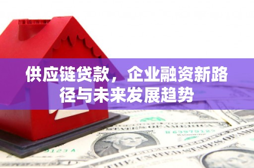 秦安供应链贷款，企业融资新路径与未来发展趋势