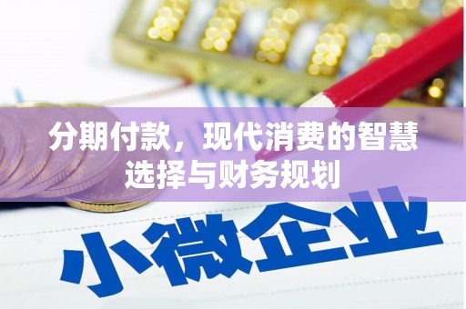 秦安分期付款，现代消费的智慧选择与财务规划