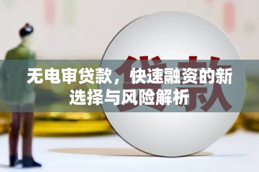 秦安无电审贷款，快速融资的新选择与风险解析