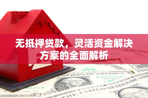 秦安无抵押贷款，灵活资金解决方案的全面解析