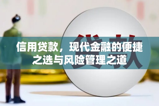 秦安信用贷款，现代金融的便捷之选与风险管理之道