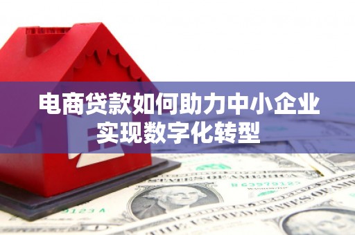 秦安电商贷款如何助力中小企业实现数字化转型