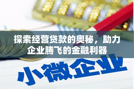 秦安探索经营贷款的奥秘，助力企业腾飞的金融利器