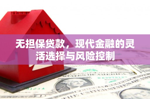 秦安无担保贷款，现代金融的灵活选择与风险控制