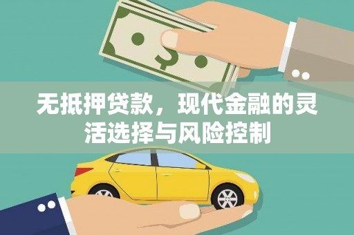 秦安无抵押贷款，现代金融的灵活选择与风险控制