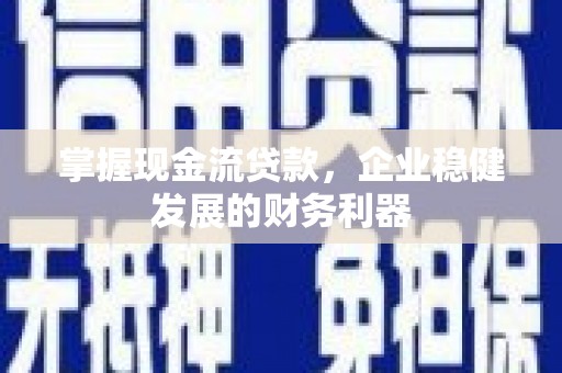 秦安掌握现金流贷款，企业稳健发展的财务利器