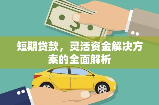 秦安短期贷款，灵活资金解决方案的全面解析