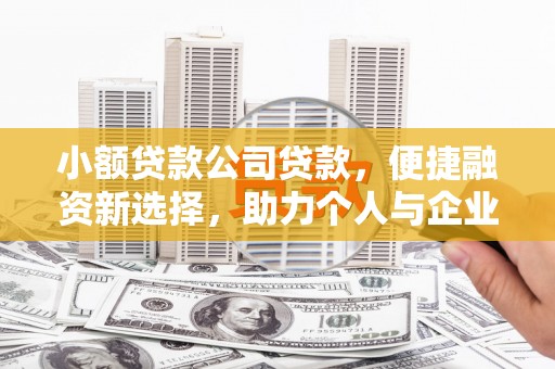 秦安小额贷款公司贷款，便捷融资新选择，助力个人与企业成长