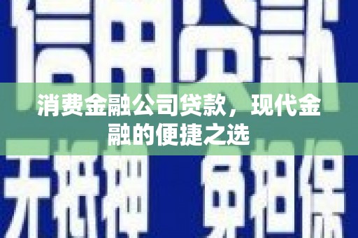 秦安消费金融公司贷款，现代金融的便捷之选