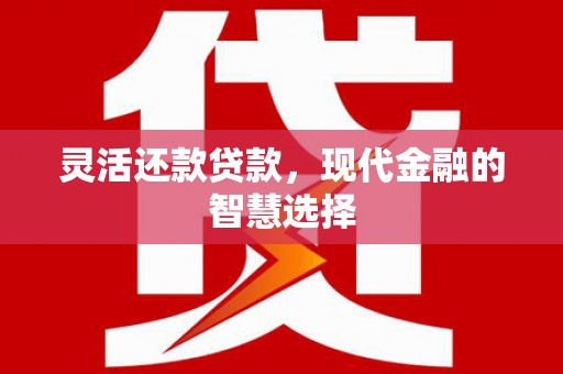 秦安灵活还款贷款，现代金融的智慧选择