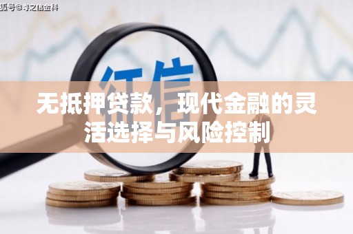 秦安无抵押贷款，现代金融的灵活选择与风险控制