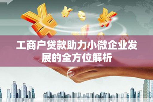 秦安工商户贷款助力小微企业发展的全方位解析