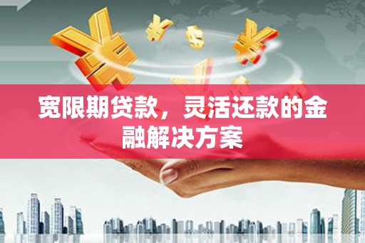 秦安宽限期贷款，灵活还款的金融解决方案