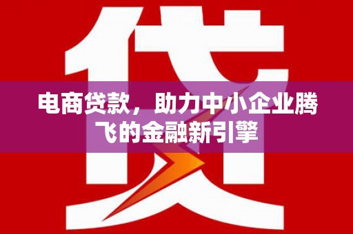 秦安电商贷款，助力中小企业腾飞的金融新引擎