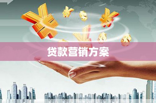 秦安贷款营销方案