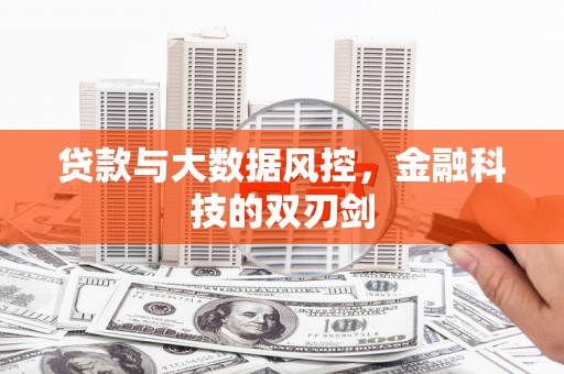 秦安贷款与大数据风控，金融科技的双刃剑