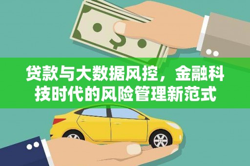 秦安贷款与大数据风控，金融科技时代的风险管理新范式