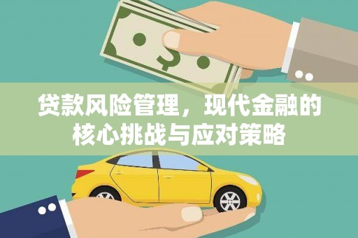 秦安贷款风险管理，现代金融的核心挑战与应对策略