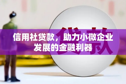 秦安信用社贷款，助力小微企业发展的金融利器