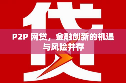 秦安P2P 网贷，金融创新的机遇与风险并存