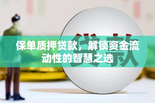 秦安保单质押贷款，解锁资金流动性的智慧之选