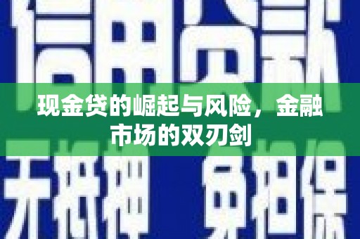 秦安现金贷的崛起与风险，金融市场的双刃剑