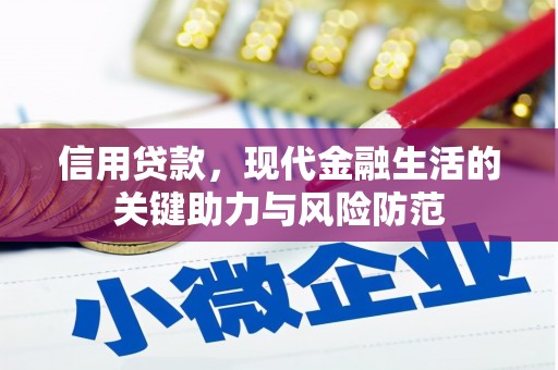 秦安信用贷款，现代金融生活的关键助力与风险防范