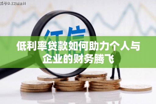 秦安低利率贷款如何助力个人与企业的财务腾飞