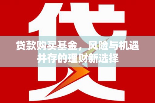 秦安贷款购买基金，风险与机遇并存的理财新选择