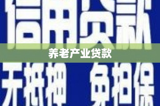 秦安养老产业贷款